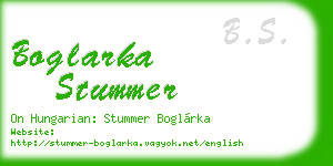 boglarka stummer business card